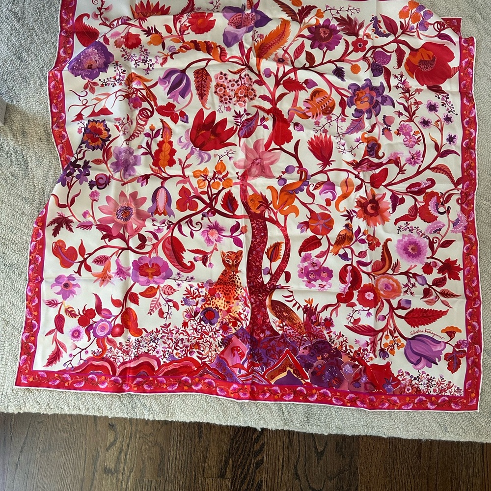 Salvatore Ferragamo Silk Scarf